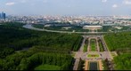 Panorama of Moscow from Moscow University skyscraper