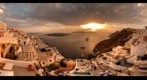 The caldera of Santorini
