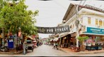 View of Pub Street, Siem Reap, Cambodia