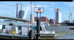 Port of Rotterdam near the Erasmus Bridge
