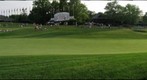 Panoramic photo from the 18th hole at the Memorial Tournament Sunday afternoon