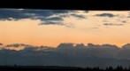 Seattle and Bellevue Sunset from Eastgate