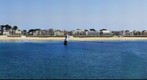 QUIBERON LA PLAGE DEPUIS LA JETEE DU PORT