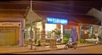 Night view of Thnou St, Siem Reap, Cambodia.