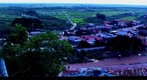 View from steps leading to Phnom Krom temple, Cambodia
