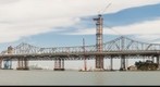 Bay Bridge Eastern Span construction from Treasure Island