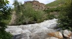 Big Cottonwood Creek at flood stage