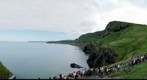 Queue for Carrick-a-Rede Rope Bridge to Carrick Island Point