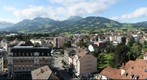  La Ville de Bulle (en Gruyère) en direction du Moléson
