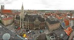 Marienplatz Muenchen - Sicht vom Turm der St. Peter Kirche