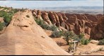 Fins on Double O Arch trail