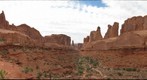 Arches NP, Sunset in Park Avenue