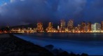 Ala Moana Skyline - Waikiki Skyline at Night