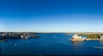 Sydney Harbour View from the Bridge Pylon Lookout, 3:58 to 4:05pm, Jun 22, 2011