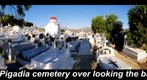 Cemetery Pigadia bay Karpathos Greece