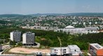 View from the roof of The Faculty Hospital Brno-Bohunice (Brno, Czech Republic ) North direction