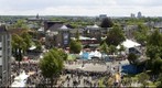 KeizerKarel Plein vanaf ABN AMRO gebouw tijdens Vierdaagse