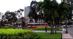 View of Cong xa Paris and Notre Dame Cathedral, Ho Chi Minh City