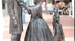 Abe, his wife and son