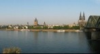River Rhine, Cologne Cathedral, Old Town and Hohenzollern-Bridge