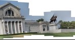 Art Museum in St Louis with King Louis ix statue