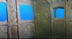 Inside the bridge room of the Lirico shipwreck off Isle Quatre, St Vincent