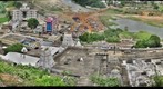 View of Srikalahasti Temple and surrounding areas.