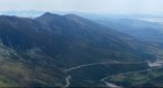 Desde el Pico Tres Mares 2175 mts (Cantabria Alto Campoo) Vista hacia Reinosa