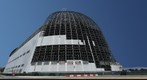 Hanger One at Moffet Field gets a face lift