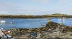 CHAUSEY LE SUND DEPUIS LA PETITE CALE DES BLAINVILLAIS