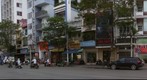View of Nguyen Cu Trinh Street in Ho Chi Minh City, Vietnam