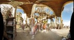 Burning Man 2008 - looking up inside of the temple (temple4)