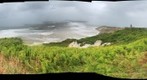 2011-08-28 During hurricane Irene; View from Gay Head looking West towards New Bedford and the Lighthouse, Aquinnah, MA, Martha's Vineyard