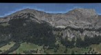 Les aravis vue de Crest-Voland fin aout 2011
