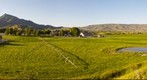 Farms at Sunset, Midway Valley, Utah, USA