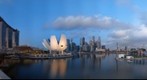 View of Marina Bay from Helix Bridge