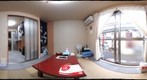 岩手県:山田町:大浦小学校下第一仮設:仮設住宅内部(9/7)