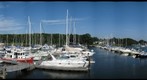 Friday afternoon at a Connecticut marina - getting ready for approaching tropical storm Hanna