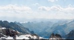 Pico Royo, macizo Perdiguero, Pirineos (Pyrenees). Panorámica desde la cima (3121 m.).