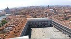 Looking West from the Campanile overlooking Piazza San Marco, Venice, Italy