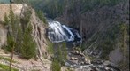 Gibbon Falls, Yellowstone National Park, LEFT EYE VIEW of STEREO PAIR