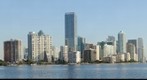 Brickell Avenue Buildings from Rickenbacker Causeway