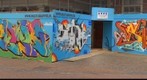 graffitti grote markt haarlem