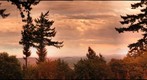 Autumn Sunset, facing East from Stonehenge Tower, Portland, OR