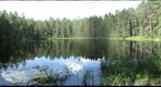 Small lake just south of Iso Romlampi in Nuuksio park, Finland