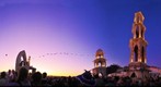 Temple and Earth Harp Burning Man 2011