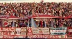 La Hinchada de Los Andes frente a temperley