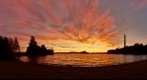Sunset at Pyynikki on 30.9.2011