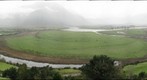 vista de Puerto Aysen desde la gruta