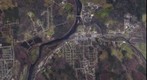 Lennoxville, Quebec from 10,000 feet